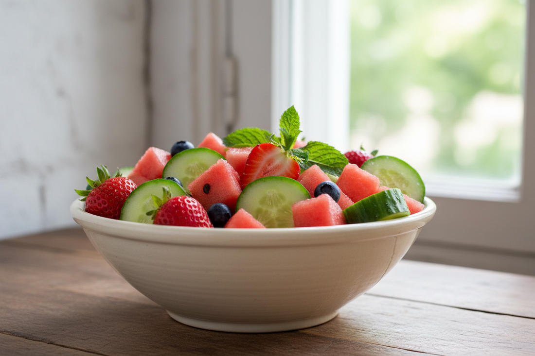 Hydratace jídlem? Kde se vzalo pravidlo 8 sklenic denně a proč pro vás (ne)platí