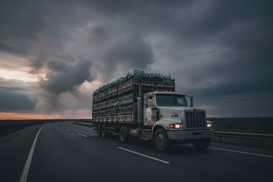 Jaká uhlíková stopa se skrývá za transportem balených vod?